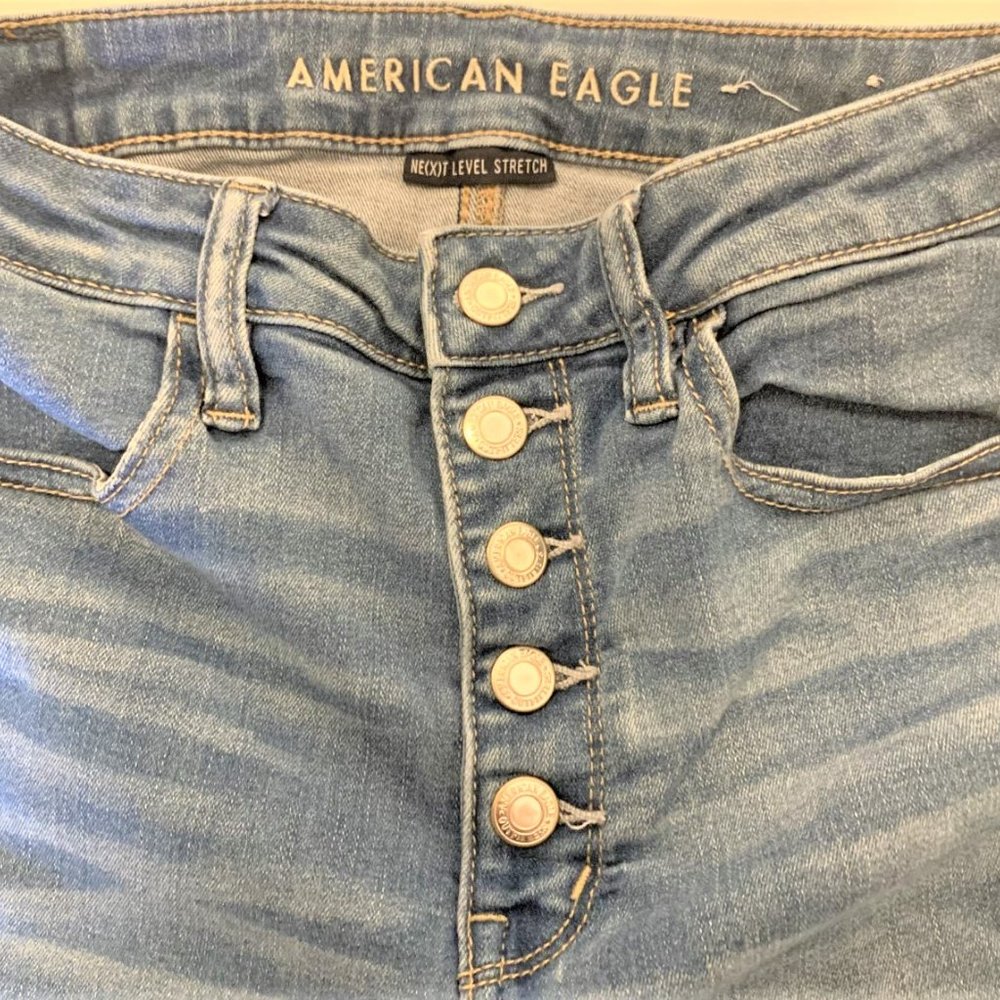 AEO American Eagle Button Fly Jegging Hi-Rise